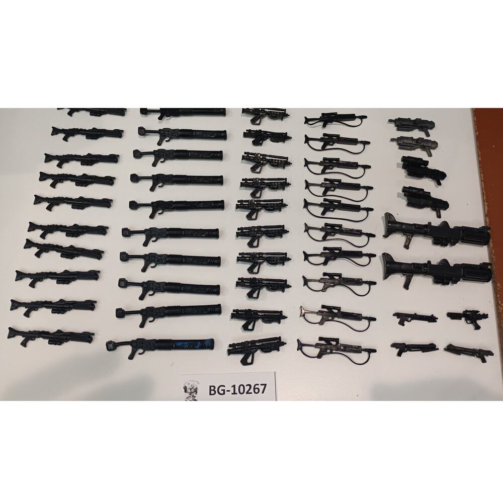 Star Wars The Clone Wars 3.75" Clone Trooper Blaster Rifle Weapons Lot Of 50